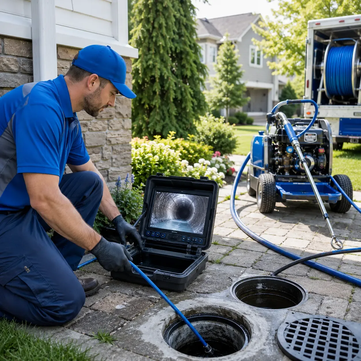 Outdoor drain cleaning professionals serving Greenvale, NY